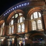 Nachts vorm Bremer Hauptbahnhof