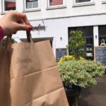 Lecker Mittagessen in der Tüte und wieder Sonnenschein.