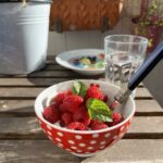 Frühstück auf dem Balkon