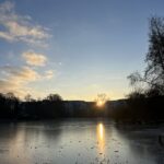Sonnenaufgang über dem Schreventeich.