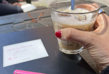 Cappuccino auf Eis – in Ruhe