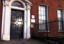 Eingang vom Irish Writers‘ Center