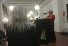 Begrüßung durch die Leiterin der Stadtbücherei