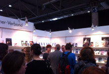 Gedränge am Stand des Selfpublisherverbands