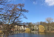 entspannender Blick über den Schreventeich
