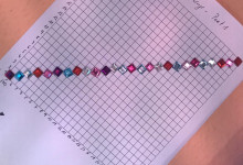 26 Glitzersteine für 26 Kurzgeschichten = 50 % der Great Challenge