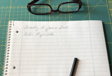 … schreiben.