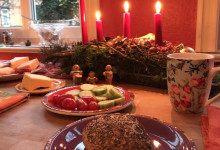 gemütliches, langes Sonntagsfrühstück