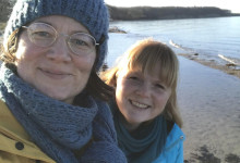 Strandspaziergang mit Nicole
