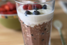Blaubeer-Schoko-Overnightoats