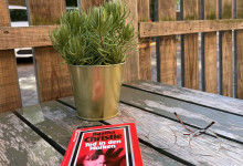 Christie lesen im Café
