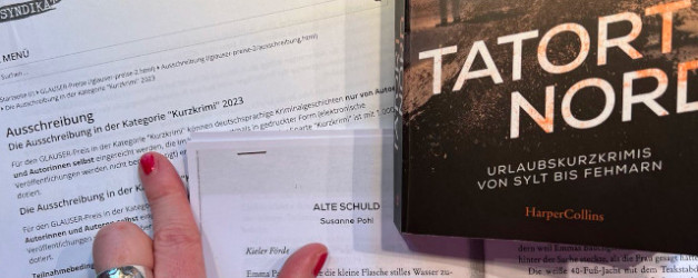 Krimikurzgeschichte für GLAUSER-Preis eingereicht. Oder: schönes Erlebnis, Bratapfel und ein erstes Mal