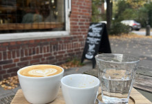 Cappuccino im Herbst