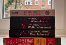 Neuer Krimistoff. Appetitlich präsentiert. Das nächste Weihnachten kommt bestimmt.