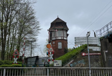 Beim Rendsburger Bahnhof.