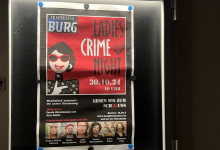 Plakat vorm Kino
